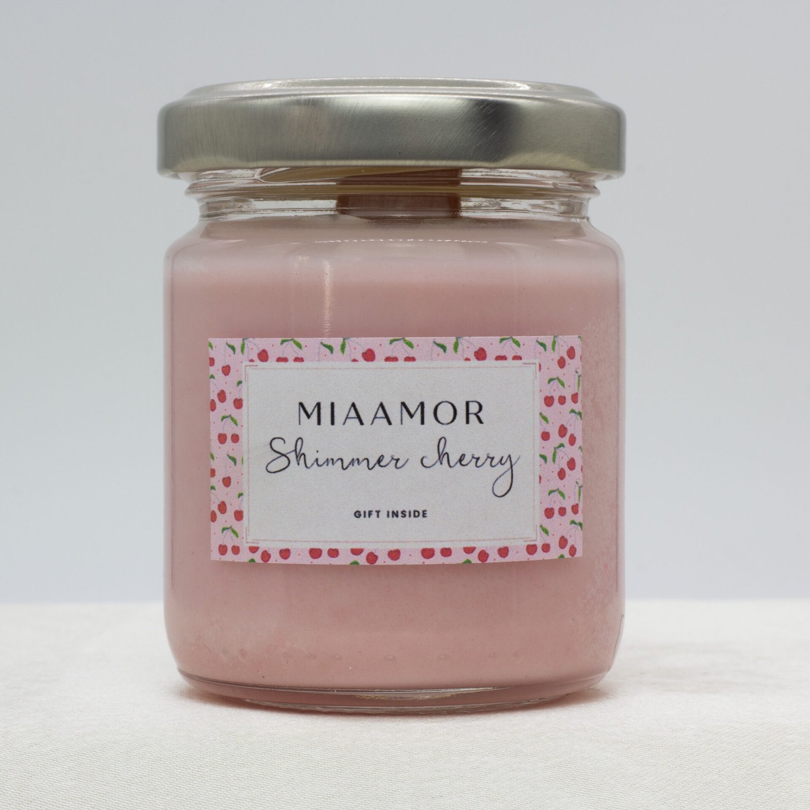 Cherry scented jewellery candle